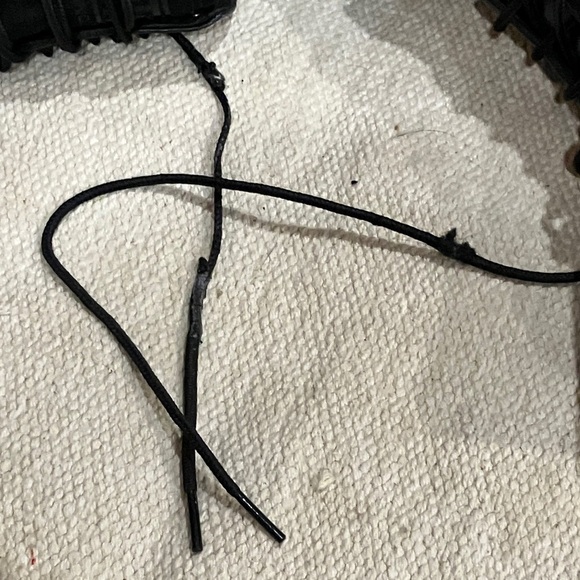 Ariat Men's size 9 wide Black laced Leather heritage kiltie Boots style 32501 - Picture 10 of 16